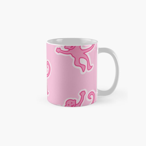 Pink Preppy Monkeys Coffee Mug for Sale by preppy-designzz