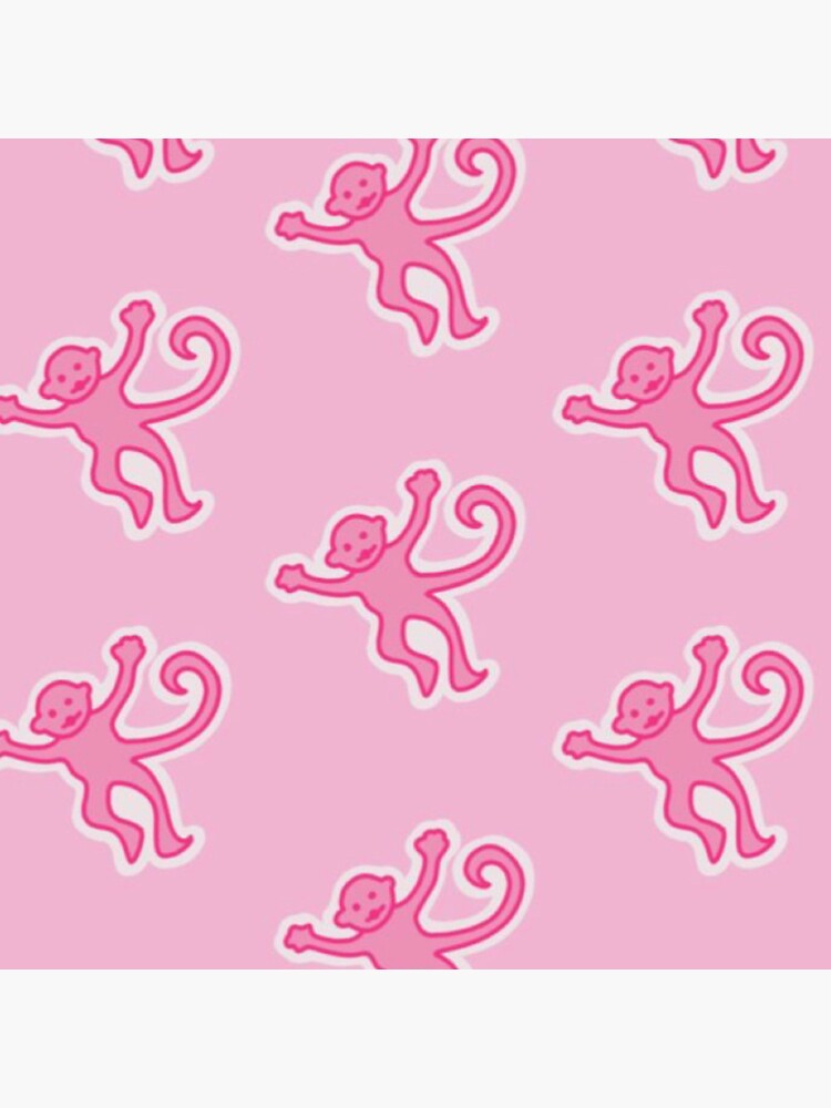Pink Preppy Monkeys | Leggings