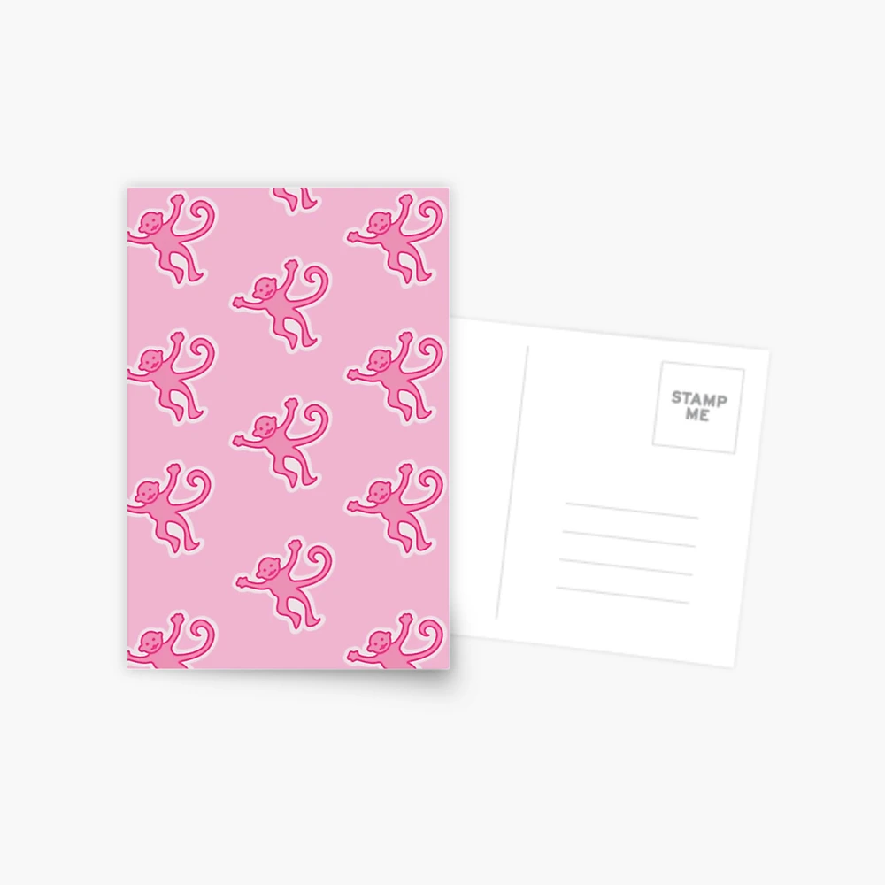 Pink Preppy Monkeys Poster for Sale by preppy-designzz