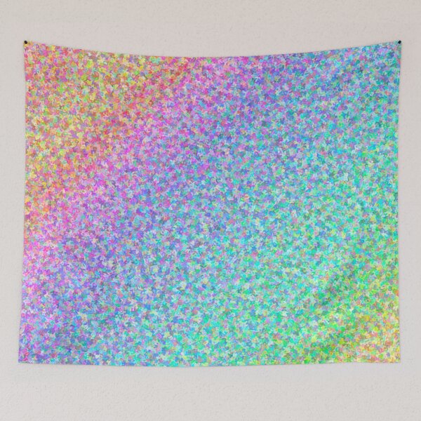 Item preview, Happy Rainbow Flowers Field designed and sold by MercuryV.