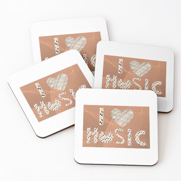 Item preview, I love music designed and sold by W+S Designs.