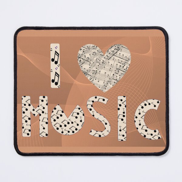 Item preview, I love music designed and sold by W+S Designs.