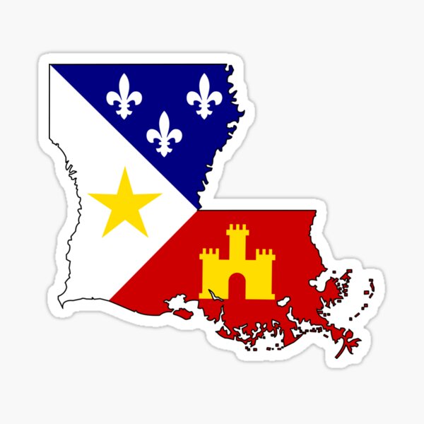 "Cajun Louisiana Sticker" Sticker for Sale by SandraUremovic Redbubble