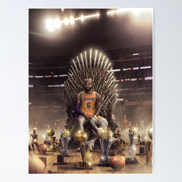 Artikel-Vorschau von LeBron James „Der King James“, designt und verkauft von HazlettTLH.
