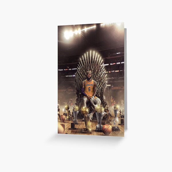 Artikel-Vorschau von LeBron James „Der King James“, designt und verkauft von HazlettTLH.