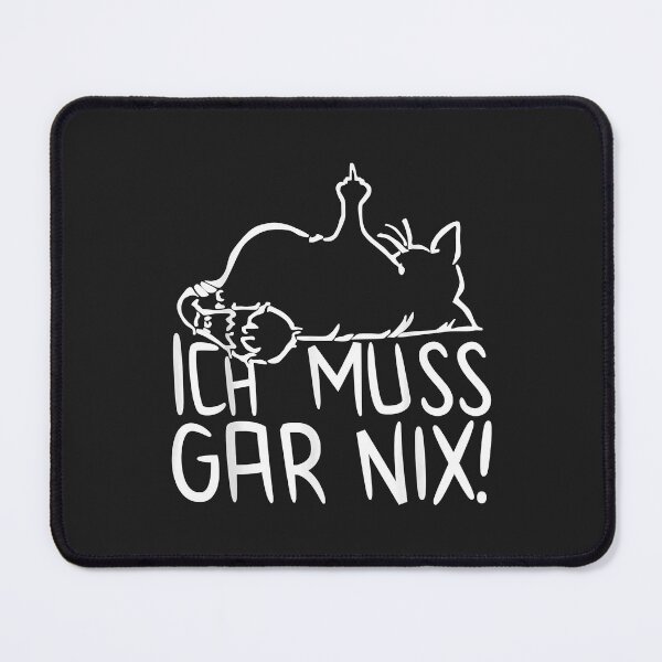 Item preview, faule Katze - Statement Spruch - ich muss gar nix - Katzen designed and sold by JeffreyMCombs.