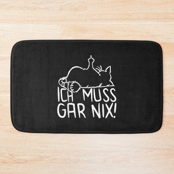 Item preview, faule Katze - Statement Spruch - ich muss gar nix - Katzen designed and sold by JeffreyMCombs.