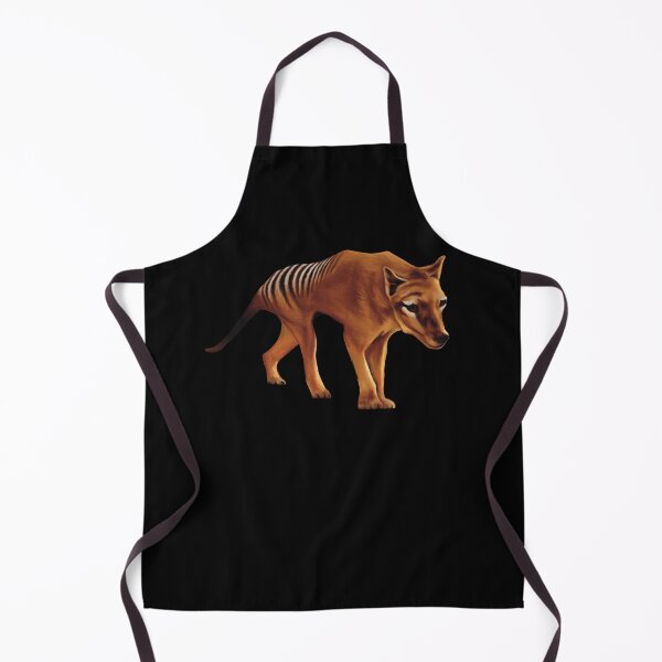 Item preview, Tasmanian Tiger illustration, Tassie tiger artwork. Extinct Tasmanian Tiger. Thylacine illustration. designed and sold by PlumpPlumStudio.