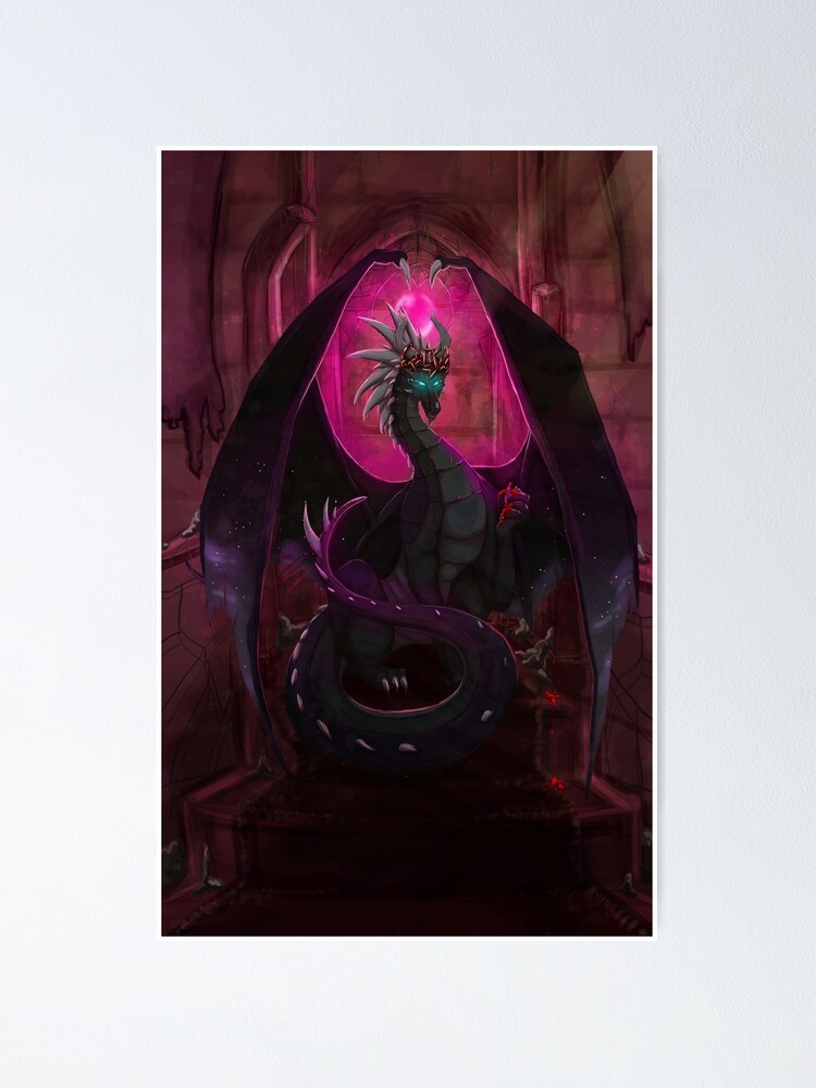 "Wings of Fire King of the NightWings" Poster by BlazeTFD Redbubble