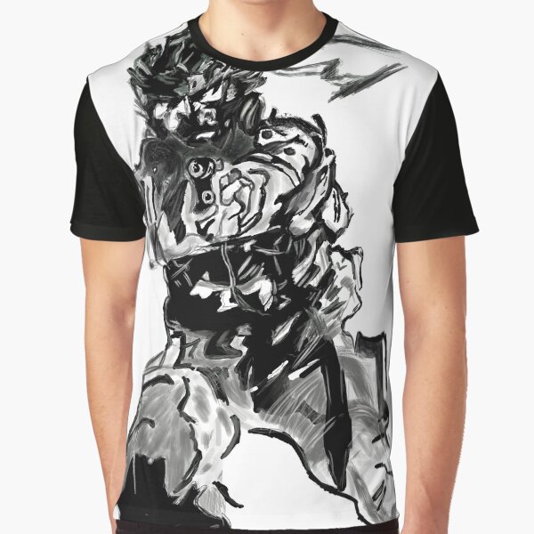 Vista previa del artículo con la obra «Solid Snake-Metal Gear Solid», diseñado y vendido por feggas.