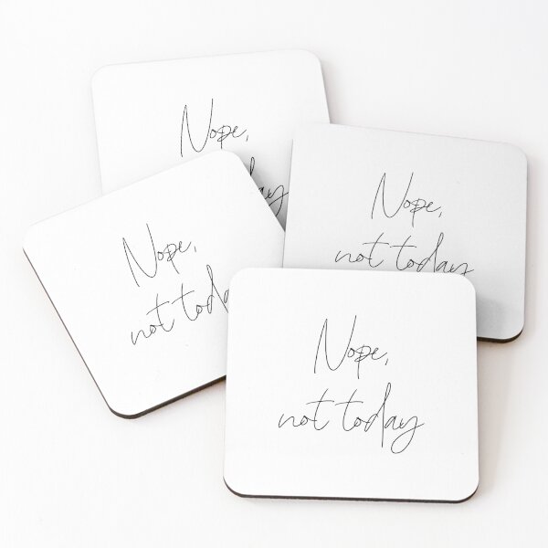 Item preview, Nope, not today black 1 designed and sold by Heylsa-Land.