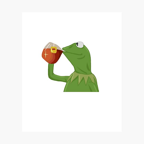 Lámina Fotográfica Pero Eso No Es Asunto Mío Kermit The Frog De Ivegotartitude Redbubble 7964