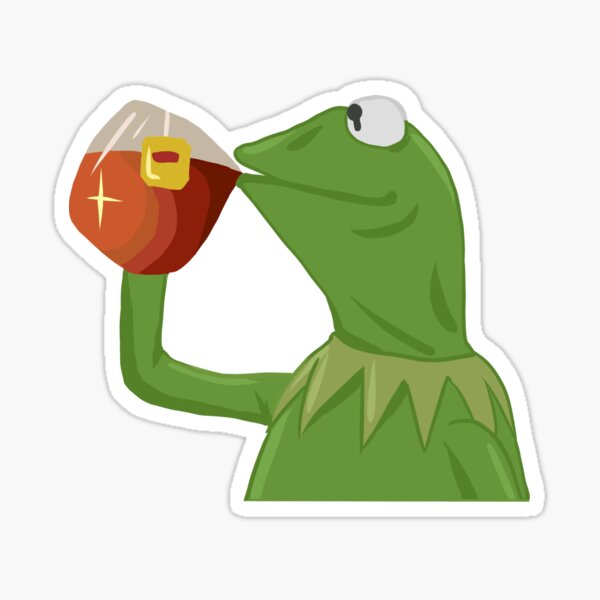 But That's None Of My Business- Kermit the Frog Sticker