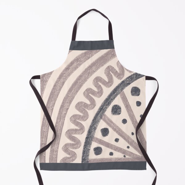 Item preview, Waves and spots in warm neutral grey and dark charcoal designed and sold by FrancesPoff.