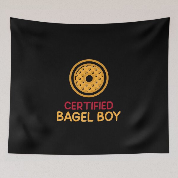 Item preview, Certified Bagel Boy - Breakfast Bagel Design designed and sold by Shirtlify.