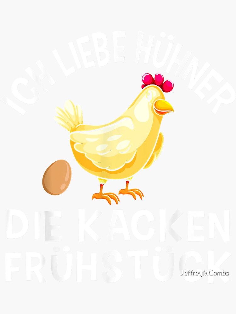 "Funny Chicken Spruch Bäuerin Bauern Huhn Henne Hahn Hühner" Sticker