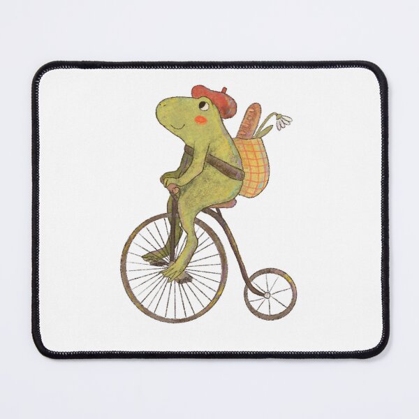 Item preview, Cute frog on penny farthing cycling - Animals & Vehicles designed and sold by romicajones.