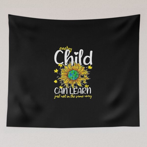 Item preview, Autism Special Education Teacher Sunflower Puzzle T-Shirt designed and sold by CesarDiaz.
