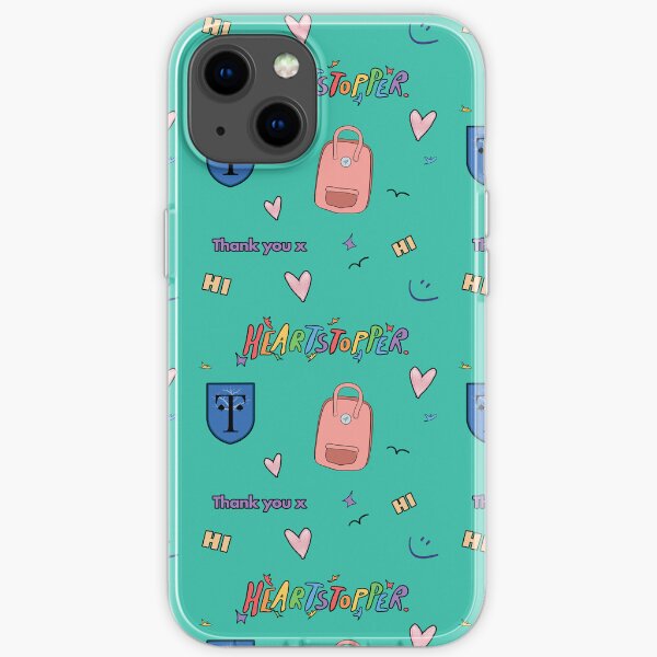 Logo heartstopper with Nick and Charlie quotes set iPhone Soft Case