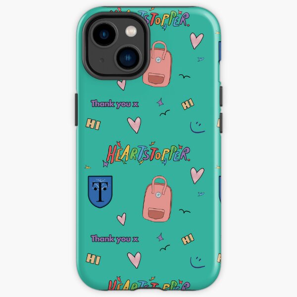 Logo  heartstopper with Nick and Charlie quotes set  iPhone Tough Case
