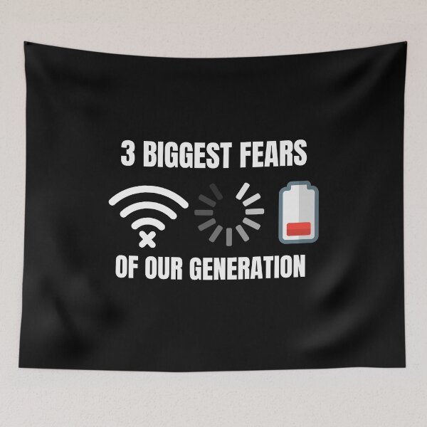 Item preview, Fears of life - funny saying design designed and sold by Tanuja  Sharma.