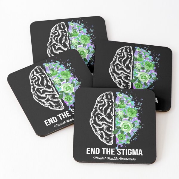 Item preview, Best Mental Health Matters Ribbon Brain End The Stigma Awareness designed and sold by adsmod.