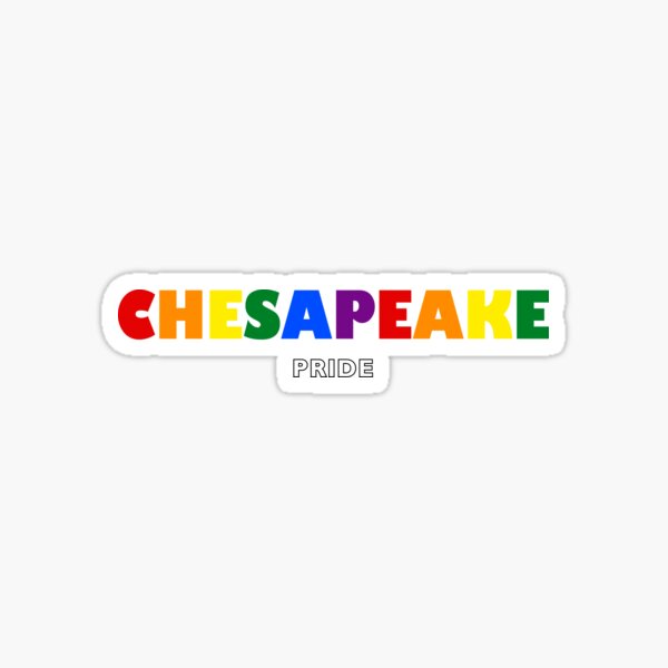 Item preview, Chesapeake city Pride Rainbow, Virginia US designed and sold by LoveIsColorful.