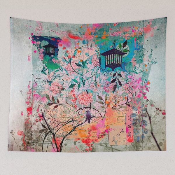 Item preview, Spring collage, asian style designed and sold by VictoriaHerrera.