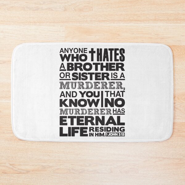 Item preview, 1 John 3:15 No Hatred designed and sold by plushism.