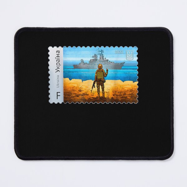 Item preview, Vintage Ukraine Postage Stamp Flag Pride Mother's Day designed and sold by DUEWARD FINKENBINDER.