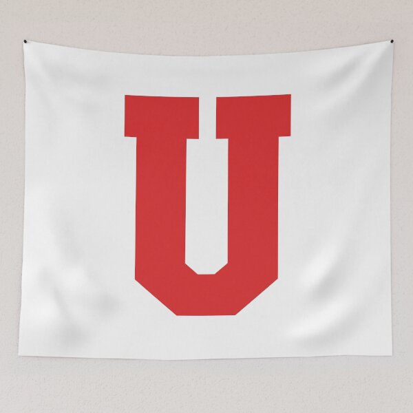 Item preview, Alphabet, Red U, Sports letter U designed and sold by TheCultStuff.