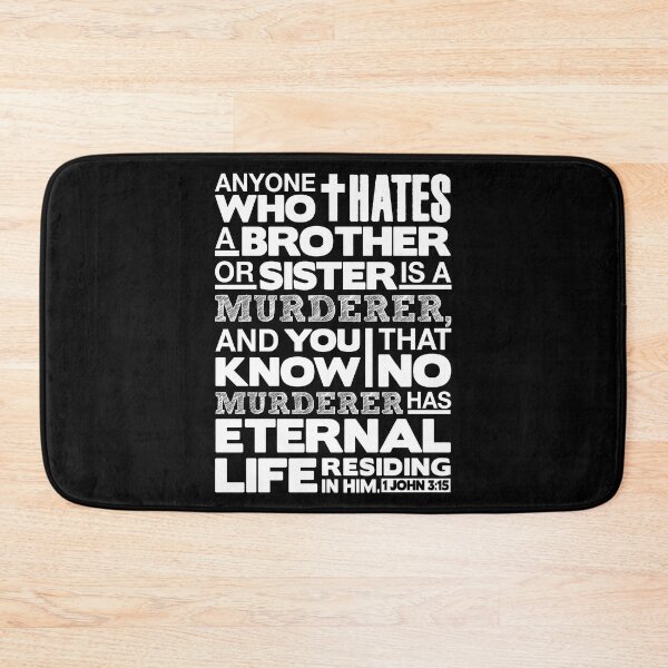 Item preview, 1 John 3:15 No Hatred designed and sold by plushism.
