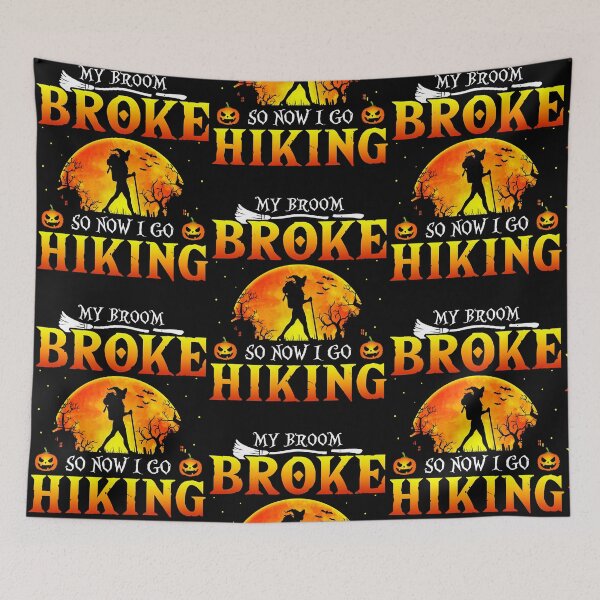 Item preview, My Broom Broke So Now I Go Hiking Halloween Costume  designed and sold by HelenBa4951747.