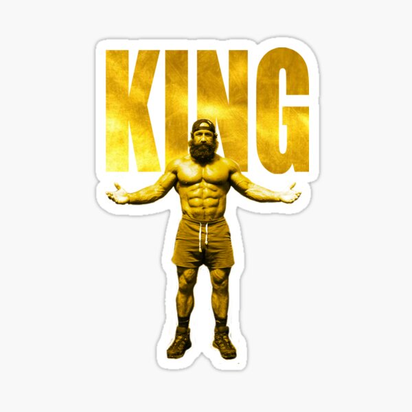 "The Liver King" Sticker for Sale by Lowgik Redbubble