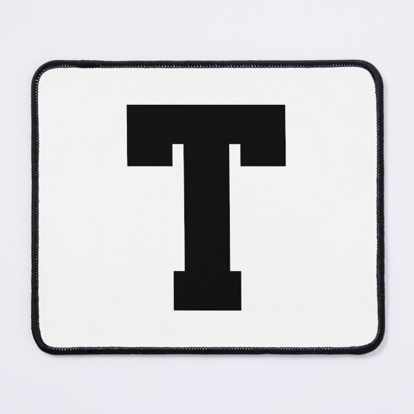 Item preview, Alphabet, Black T, Sports letter T designed and sold by TheCultStuff.