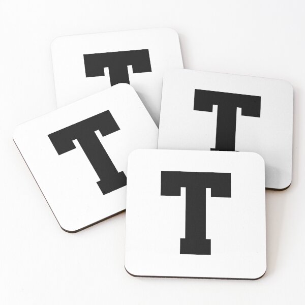 Item preview, Alphabet, Black T, Sports letter T designed and sold by TheCultStuff.