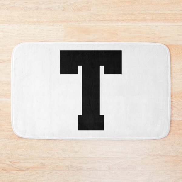Item preview, Alphabet, Black T, Sports letter T designed and sold by TheCultStuff.