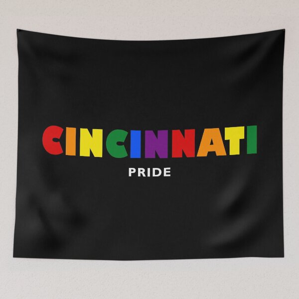 Item preview, Cincinnati city Pride Rainbow, Ohio US designed and sold by LoveIsColorful.