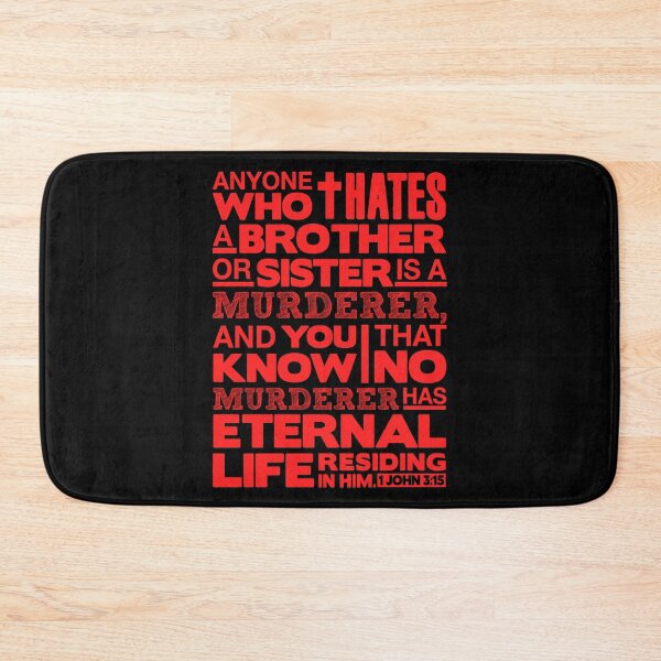 Item preview, 1 John 3:15 No Hatred designed and sold by plushism.
