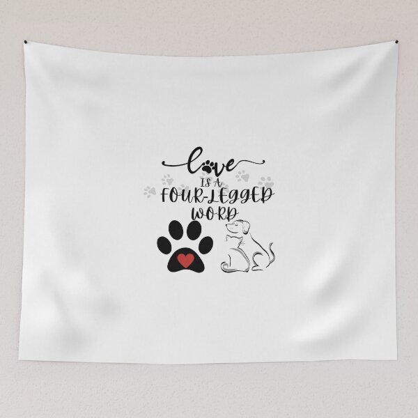 Item preview, Love Is A Four Legged Word : MamaNeea style designed and sold by MamaNeeaDesigns.