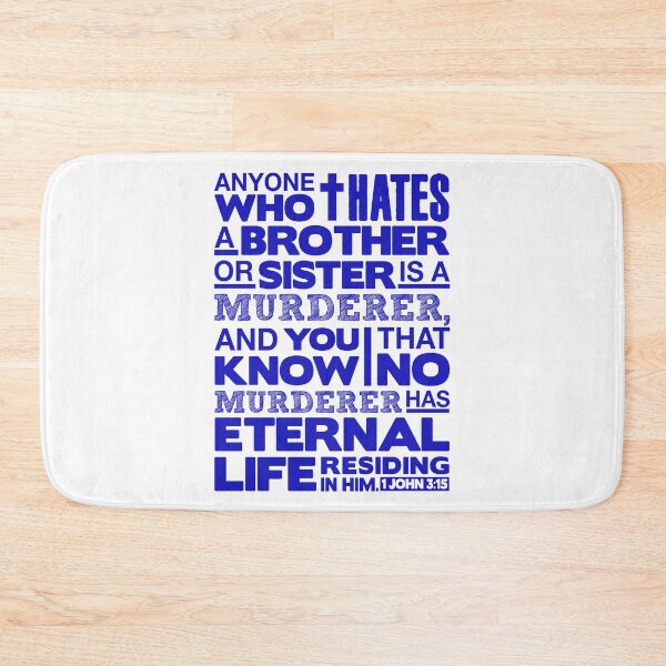 Item preview, 1 John 3:15 No Hatred designed and sold by plushism.