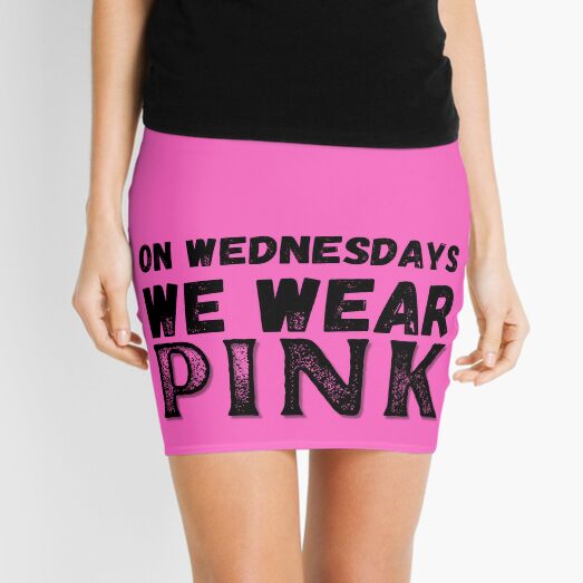  Mean Girls We Wear Pink On Wednesdays Sweatshirt