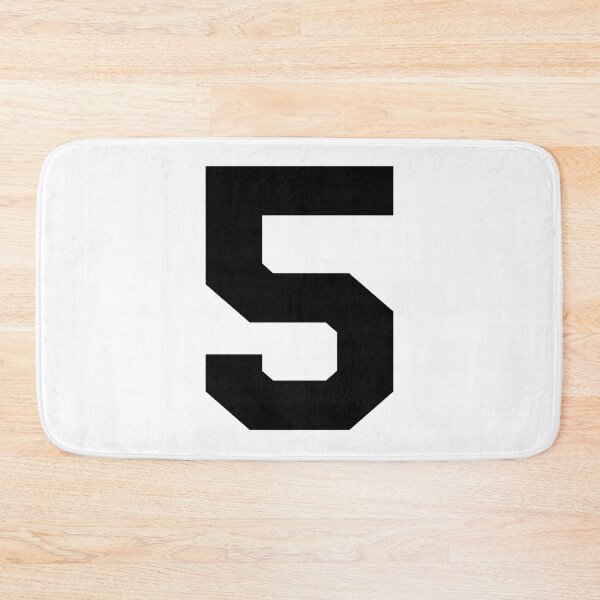 Item preview, Number 5, Black five, Sports number 5 designed and sold by TheCultStuff.
