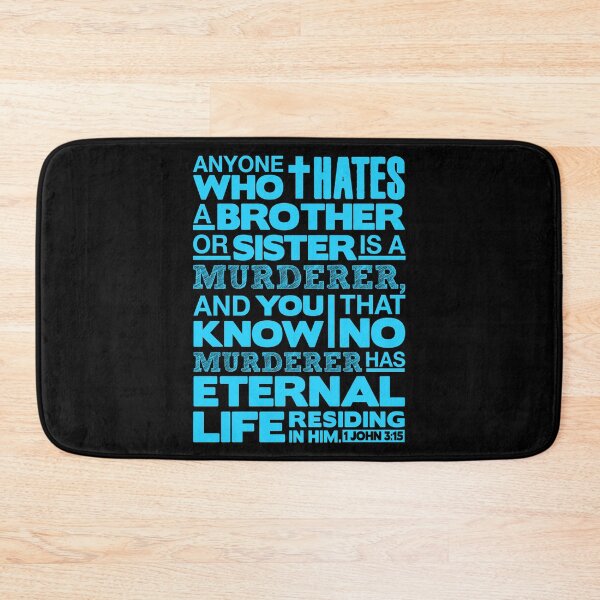 Item preview, 1 John 3:15 No Hatred designed and sold by plushism.