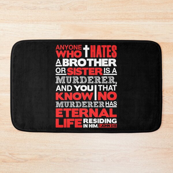 Item preview, 1 John 3:15 No Hatred designed and sold by plushism.