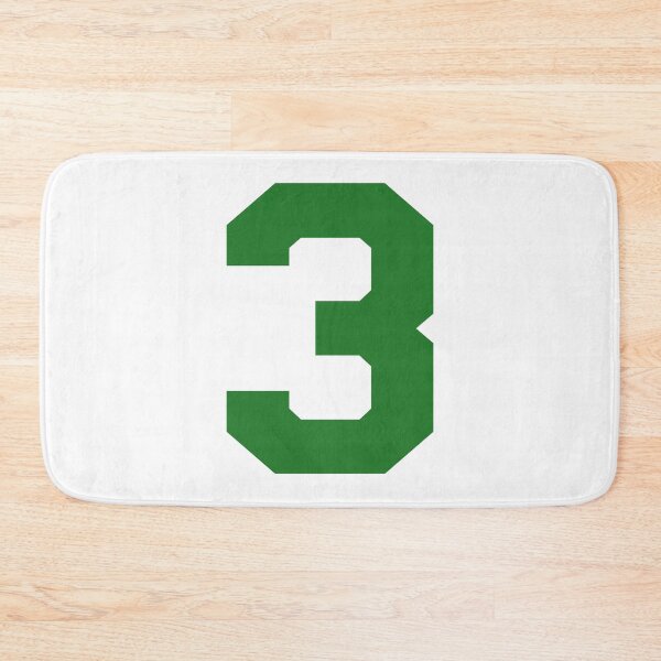 Item preview, Number 3, Green three, Sports number 3 designed and sold by TheCultStuff.