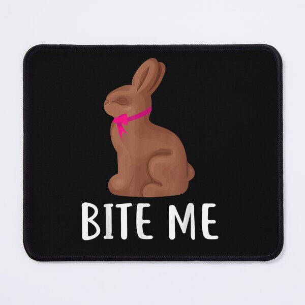 Item preview, Bite Me Bunny Rabbit Chocolate Funny Easter designed and sold by RachelCine.