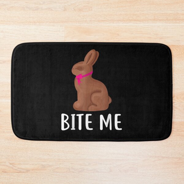 Item preview, Bite Me Bunny Rabbit Chocolate Funny Easter designed and sold by RachelCine.