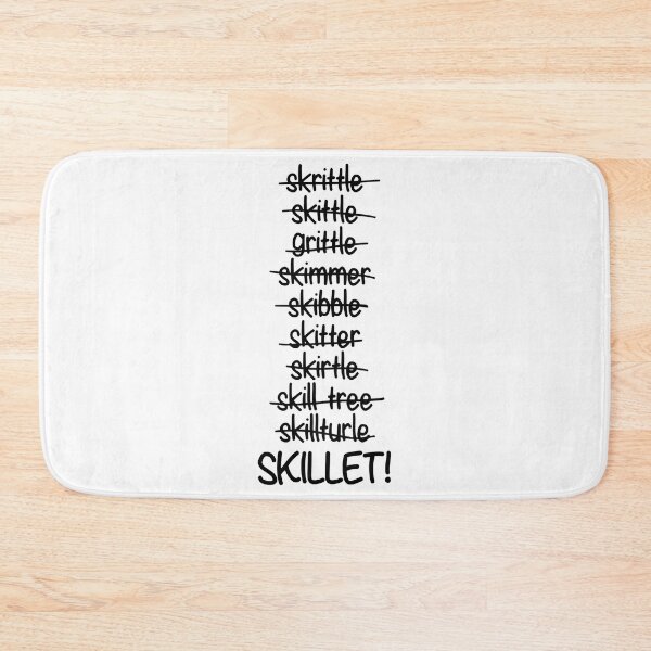 Artikelvorschau, Skrittle Skittle Skitter SKILLET! (weiß) Aufkleber entworfen und verkauft von ElizabethGanan.