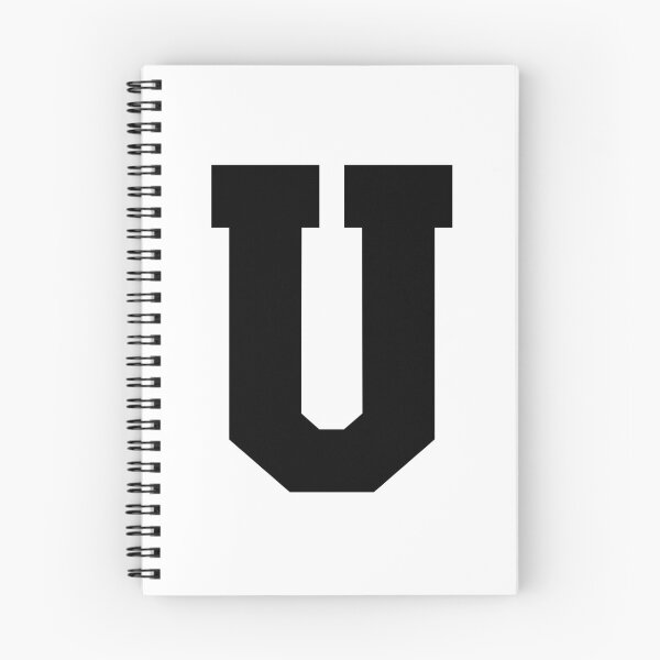 Item preview, Alphabet, Black U, Sports letter U designed and sold by TheCultStuff.